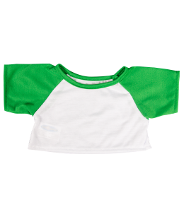 Green and White Tee