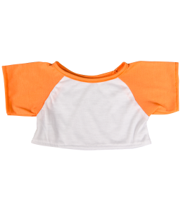 Orange and White Tee