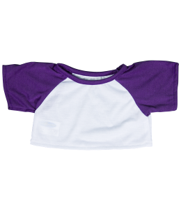 Purple and White Tee