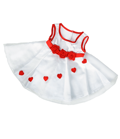 "Adorable Hearts" Dress (16") - Plushie Pal Factory, LLC