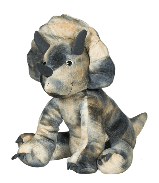 "Tops" The Triceratops - Plushie Pal Factory, LLC