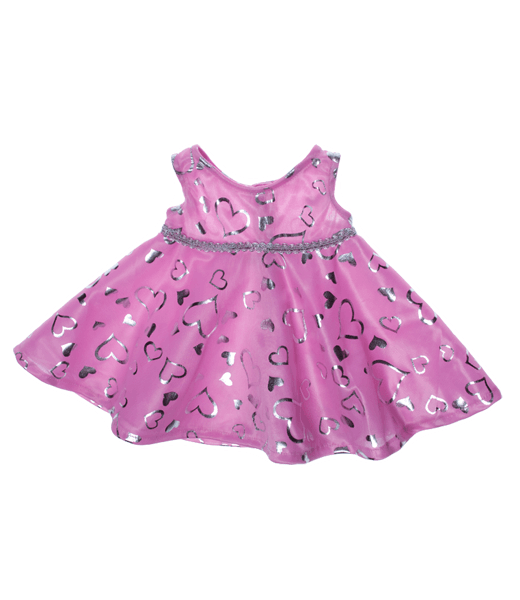 Pink & Silver Dress 16" - Plushie Pal Factory, LLC