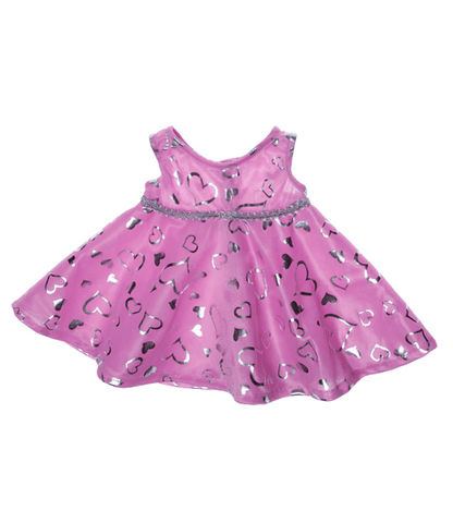 Pink & Silver Dress 16" - Plushie Pal Factory, LLC